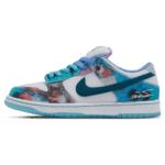 Pandabuy Futura Laboratories x Nike Dunk SB Low 'Bleached Aqua'