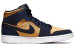 Pandabuy Air Jordan 1 Mid SE Premium 'Stain Gold'