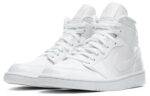 Pandabuy Air Jordan 1 Mid Patent 'Triple White'