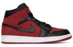 Pandabuy Air Jordan 1 Mid 'Reverse Banned Gym Red Black'