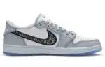 Dior x Pandabuy Air Jordan 1 Low 'White Grey'