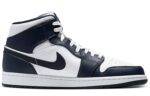 Pandabuy Air Jordan 1 Mid 'Obsidian White'