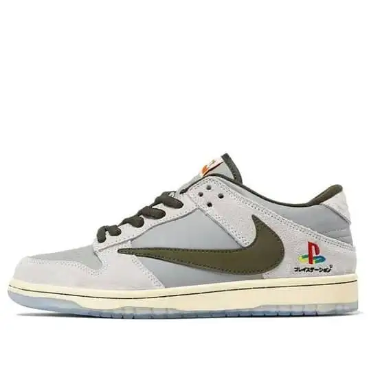 Pandabuy Nike Dunk Low x Travis Scott x PlayStation 'Gray White'