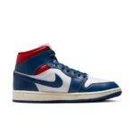 Pandabuy Air Jordan 1 Mid 'French Blue Gym Red'