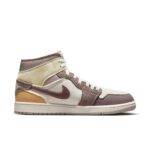 Pandabuy Air Jordan 1 Mid SE Craft 'Inside Out - Taupe Haze'