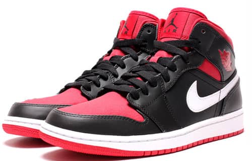 Pandabuy Air Jordan 1 Mid 'Black Gym Red'