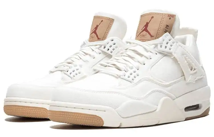 Levi's x Pandabuy Air Jordan 4 Retro 'White Denim'