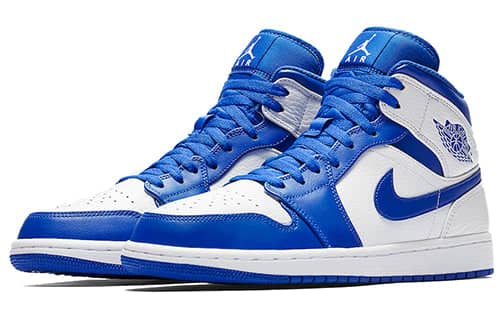 Pandabuy Air Jordan 1 Mid 'Hyper Royal White'