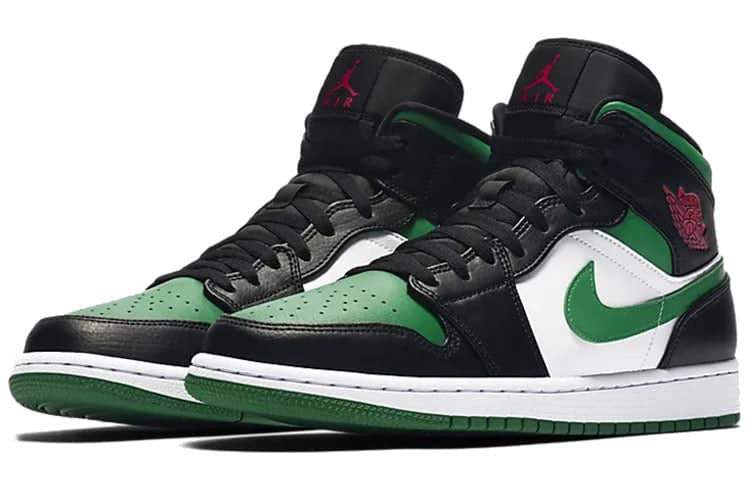 Pandabuy Air Jordan 1 Mid 'Green Toe'