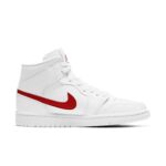 Pandabuy Air Jordan 1 Mid 'White University Red'