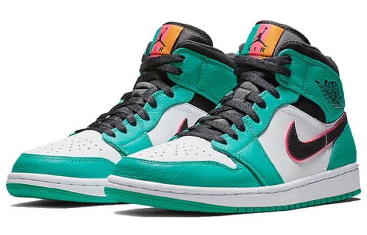 Pandabuy Air Jordan 1 Mid SE 'South Beach Turbo Green'