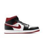 Pandabuy Air Jordan 1 Mid 'Black White Gym Red'