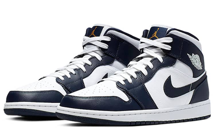 Pandabuy Air Jordan 1 Mid 'Obsidian White'