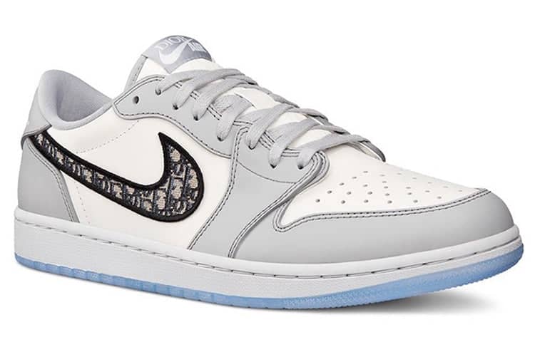 Dior x Pandabuy Air Jordan 1 Low 'White Grey'