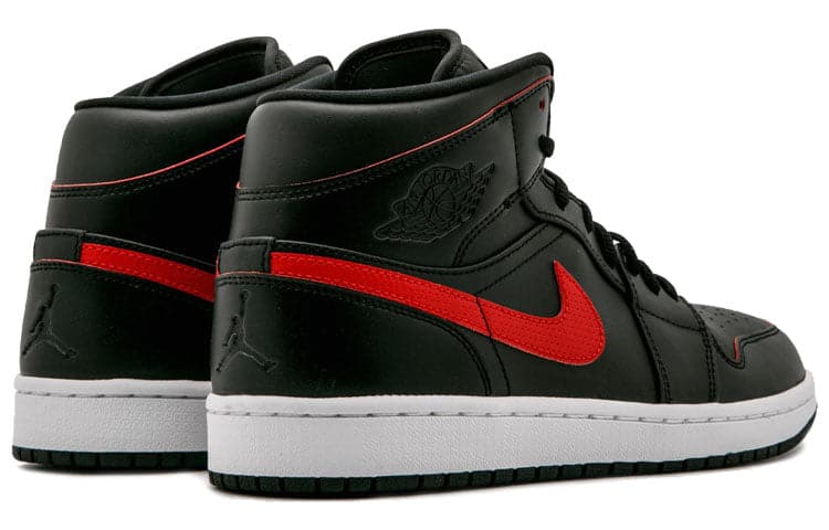 Pandabuy Air Jordan 1 Retro Mid 'Black Team Red'