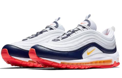 Nike Air Max 97 'Platinum Navy Orange'