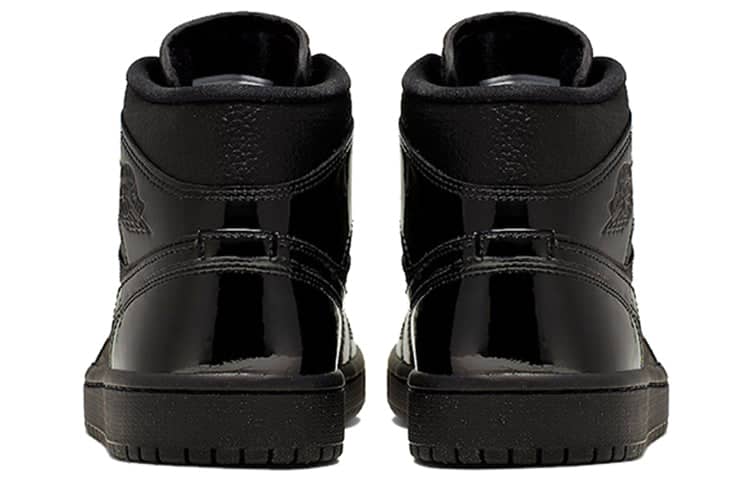 Pandabuy Air Jordan 1 Mid Patent 'Triple Black'