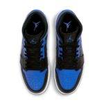 Pandabuy Air Jordan 1 Mid 'Hyper Royal Black'