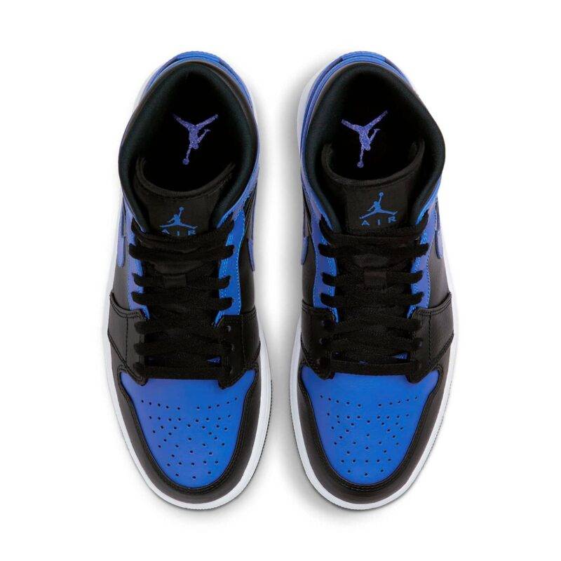 Pandabuy Air Jordan 1 Mid 'Hyper Royal Black'