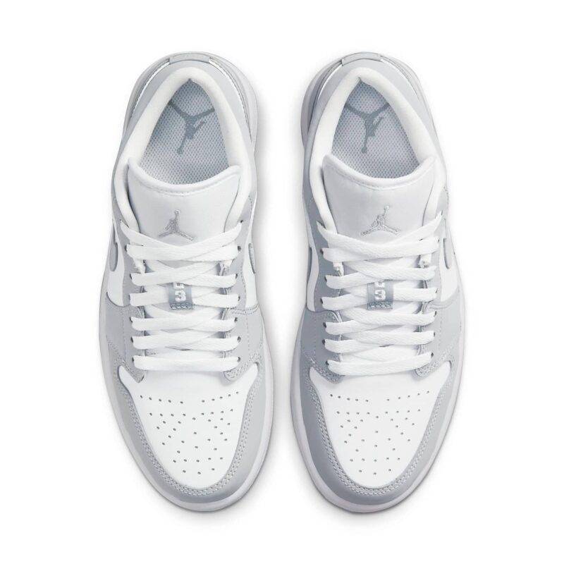 Pandabuy Air Jordan 1 Low 'White Wolf Grey'