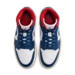 Pandabuy Air Jordan 1 Mid 'French Blue Gym Red'