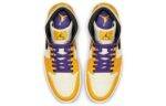 Pandabuy Air Jordan 1 Mid 'Lakers Gold'