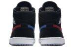 Pandabuy Air Jordan 1 Mid 'Multicolor Swoosh Black'