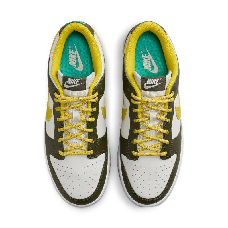 Pandabuy Nike Dunk Low Retro PRM 'Cargo Khaki Vivid Sulfur'