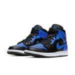 Pandabuy Air Jordan 1 Mid 'Hyper Royal Black'