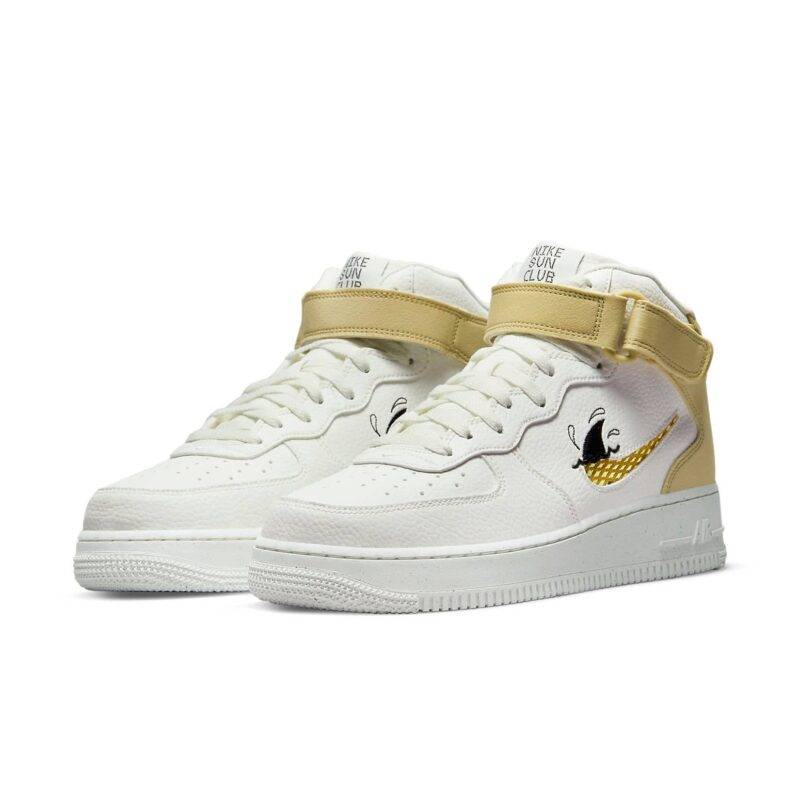 Pandabuy Nike Pandabuy Air Force 1 Mid '07 LV8 Next Nature 'Sun Club - White Shark's Fin'