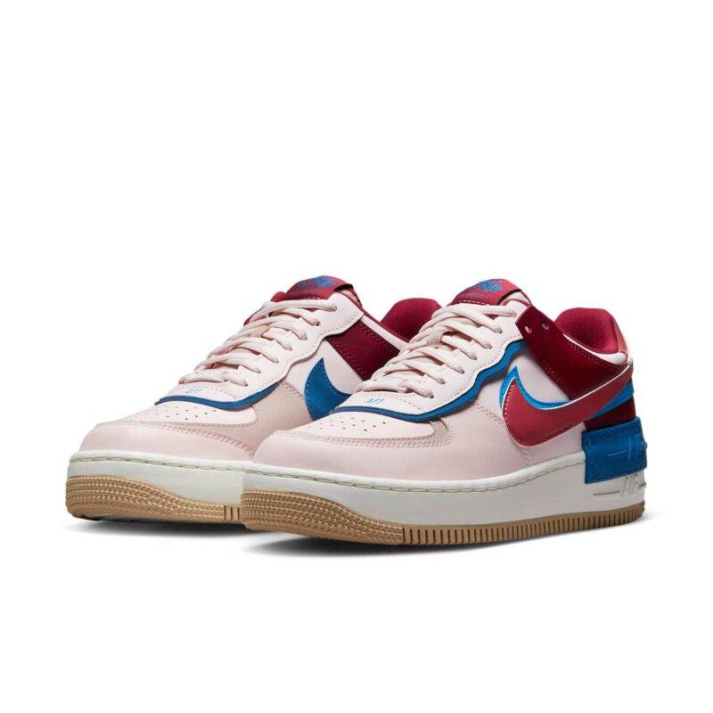 Pandabuy Nike Pandabuy Air Force 1 Low Shadow 'Light Soft Pink Team Red Blue'