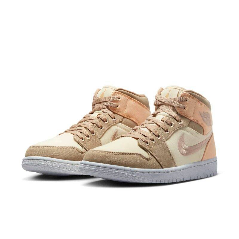 Pandabuy Air Jordan 1 Mid SE 'Canvas Khaki'