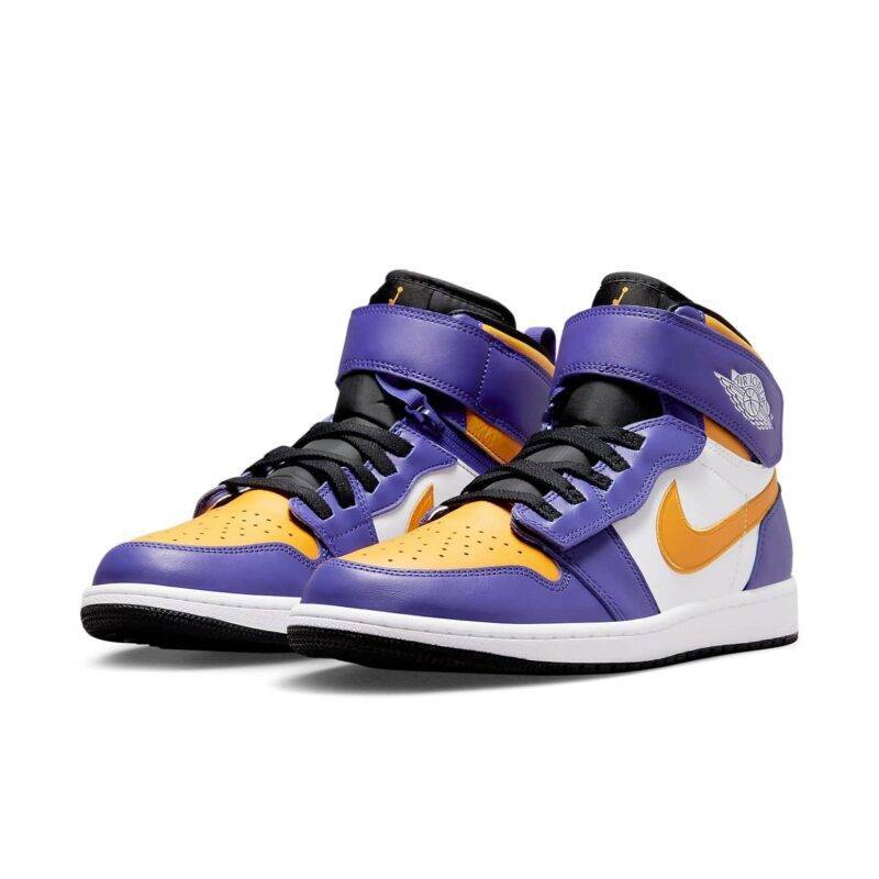 Pandabuy Air Jordan 1 High FlyEase 'Lakers'