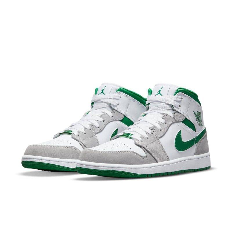 Pandabuy Air Jordan 1 Mid SE 'Grey Pine Green'