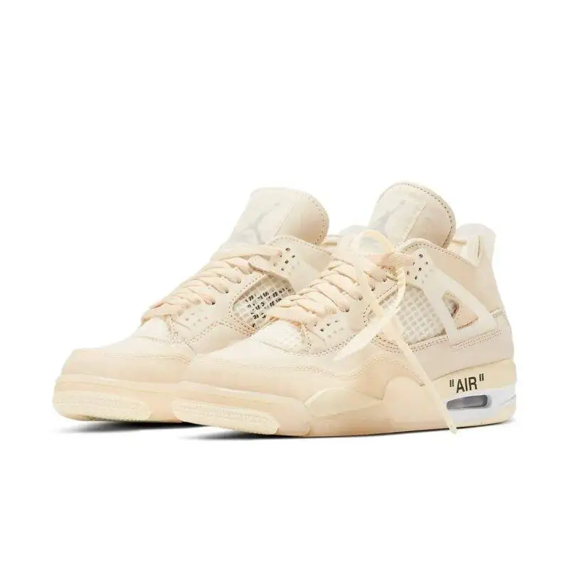 Off-White x Pandabuy Air Jordan 4 SP 'Sail'