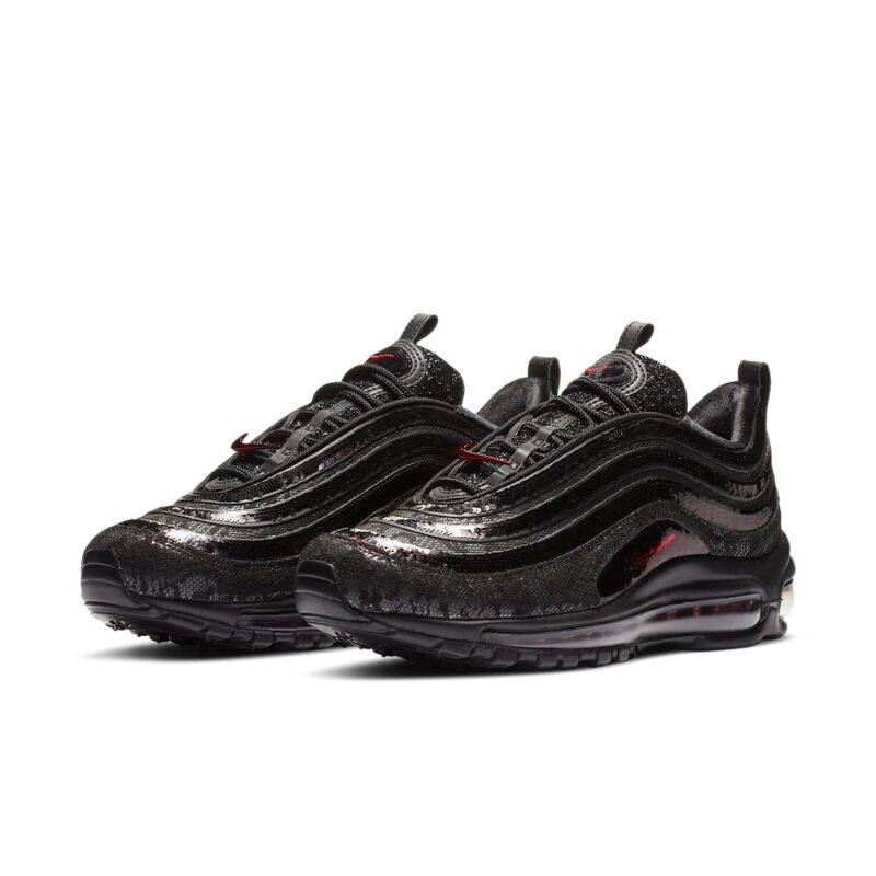 Nike Air Max 97 Black Sequin Black/Red