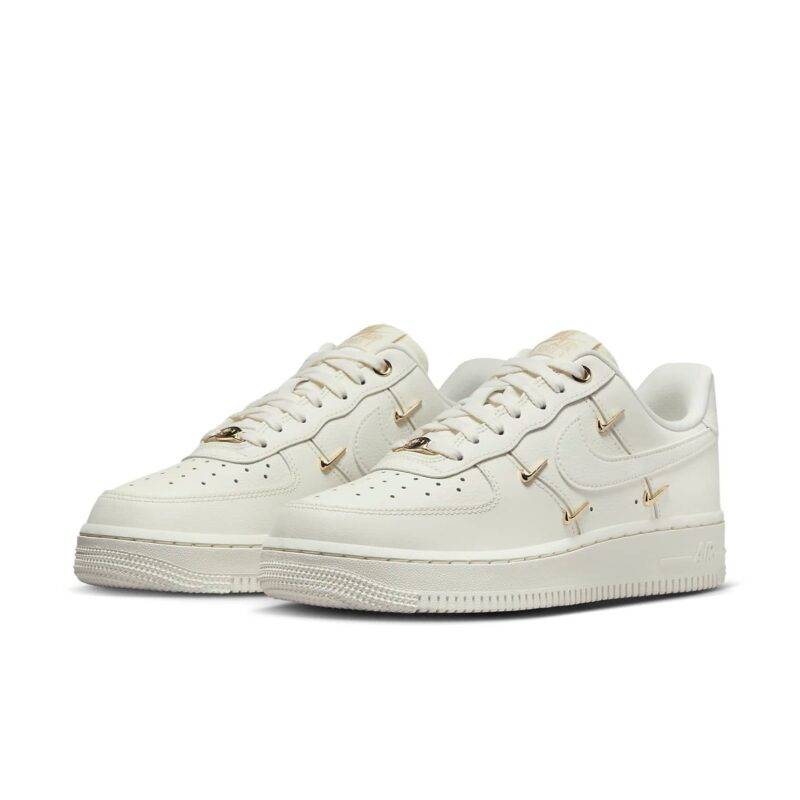 Pandabuy Air Force 1 Low 'White Mini Gold Swooshes'