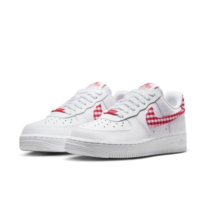 Pandabuy Air Force 1 Low '07 Essential 'Mystic Red Gingham'