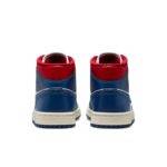 Pandabuy Air Jordan 1 Mid 'French Blue Gym Red'