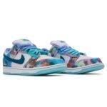 Pandabuy Futura Laboratories x Nike Dunk SB Low 'Bleached Aqua'