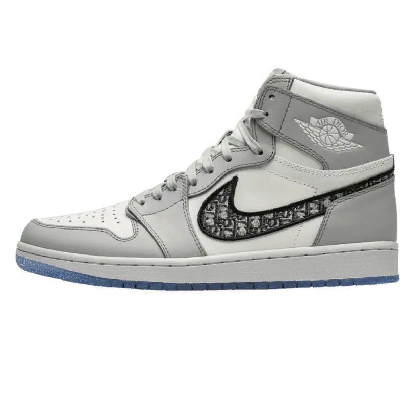 Dior x Pandabuy Air Jordan 1 High OG 'White Wolf Grey'