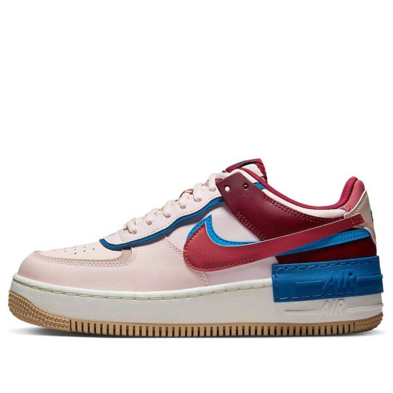 Pandabuy Nike Pandabuy Air Force 1 Low Shadow 'Light Soft Pink Team Red Blue'