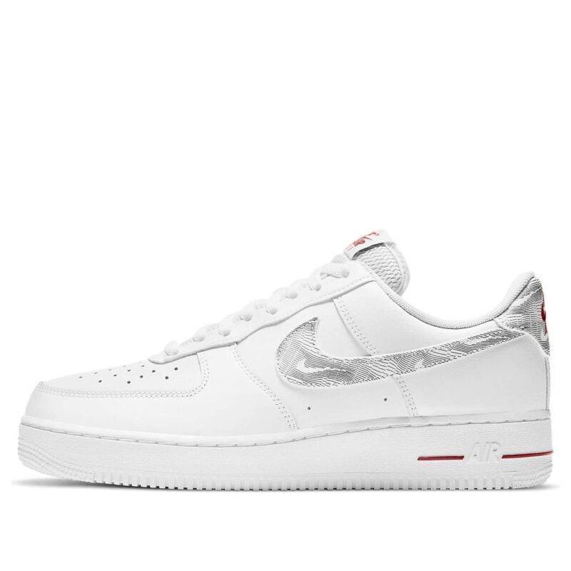 Pandabuy Nike Pandabuy Air Force 1 Low 'Topography Pack - White University Red'