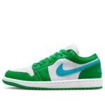 Pandabuy Air Jordan 1 Low 'Lucky Green Aquatone'