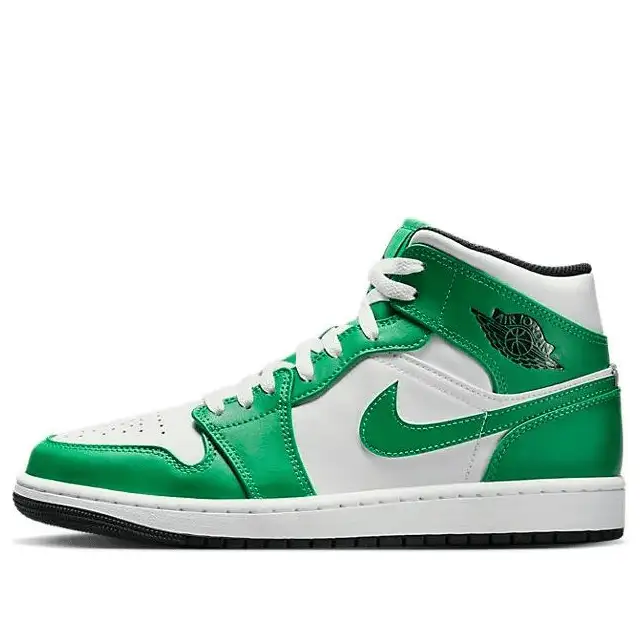 Pandabuy Air Jordan 1 Mid 'Lucky Green'