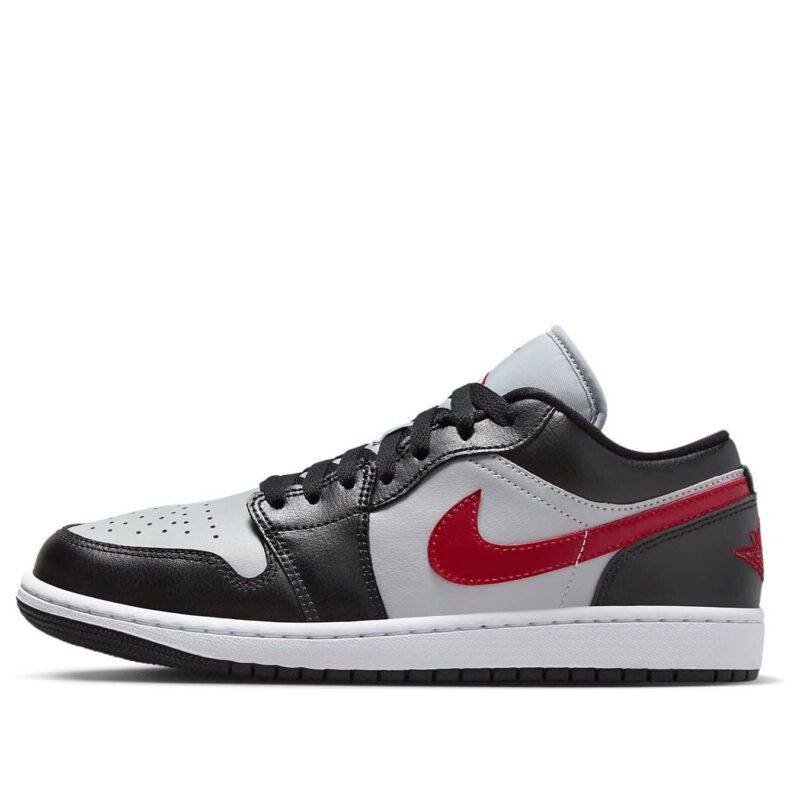 Pandabuy Air Jordan 1 Low 'Wolf Grey Gym Red'