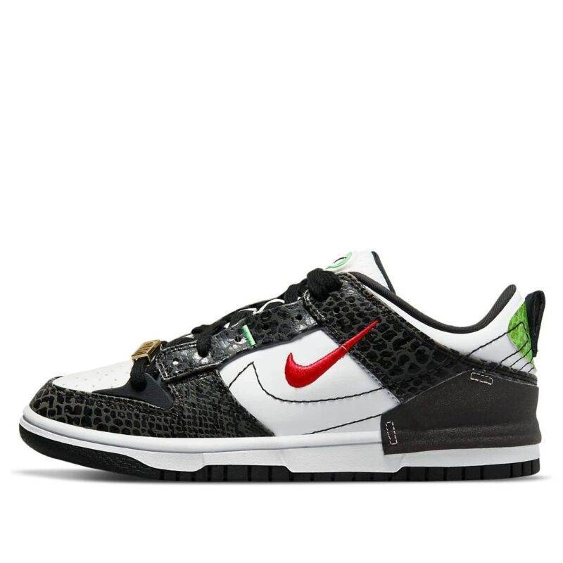 Pandabuy Nike Dunk Low Disrupt 2 'Just Do It - Black Snakeskin'