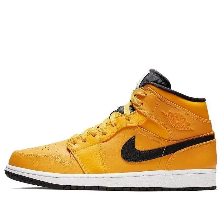 Pandabuy Air Jordan 1 Mid 'University Gold Black'