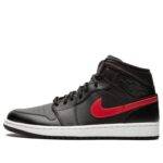 Pandabuy Air Jordan 1 Retro Mid 'Black Team Red'