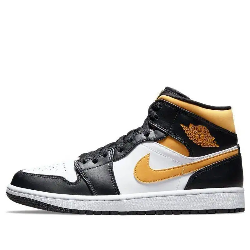 Pandabuy Air Jordan 1 Mid 'Black University Gold'